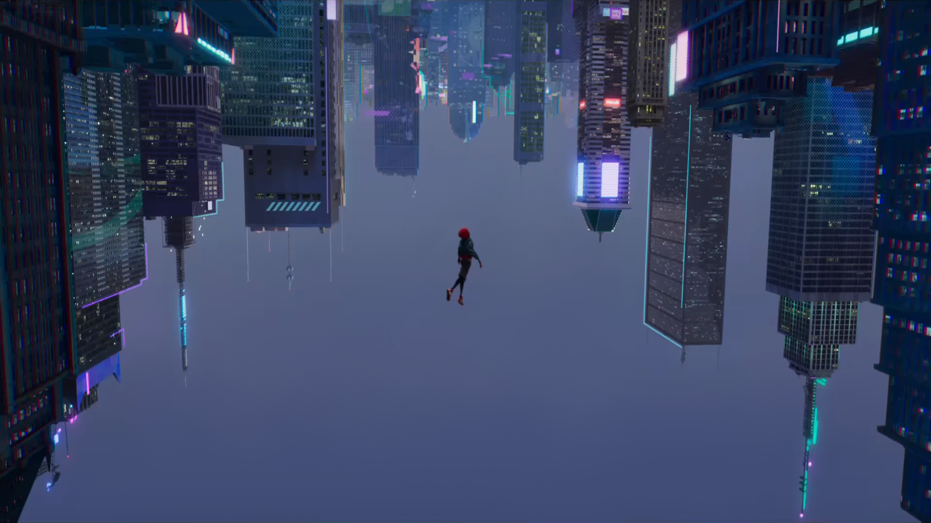 Illustrative img man falling to the city
